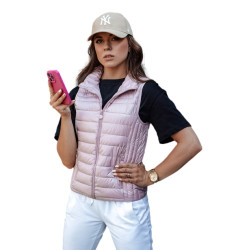 Stilīga sieviešu gaiši rozā veste Stilīga sieviešu gaiši rozā veste