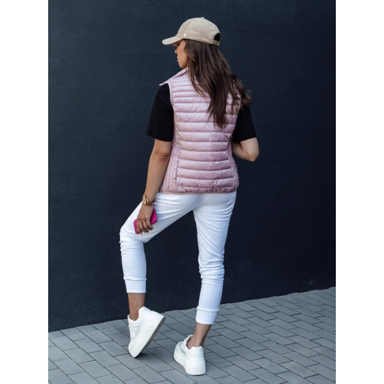 Stilīga sieviešu gaiši rozā veste Sieviešu vestes