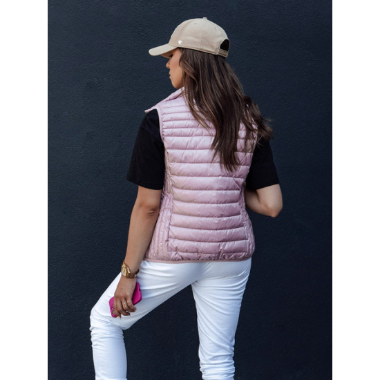 Stilīga sieviešu gaiši rozā veste Sieviešu vestes