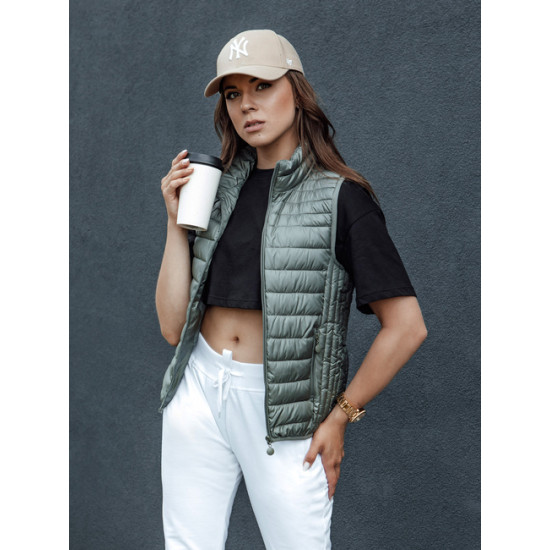 Sieviešu zaļā veste Stilīgs Sieviešu vestes