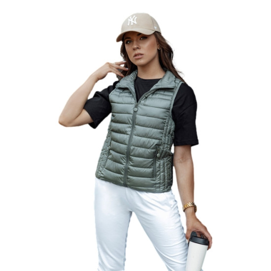 Sieviešu zaļā veste Stilīgs Sieviešu vestes