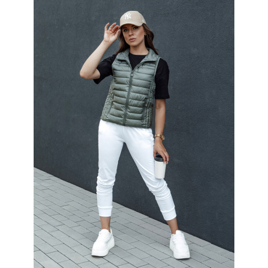 Sieviešu zaļā veste Stilīgs Sieviešu vestes