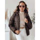 Sieviešu brūna ziemas jaka Glam Sieviešu jakas