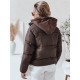 Sieviešu brūna ziemas jaka Glam Sieviešu jakas