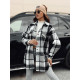 Women's black shirt style jacket Plaidify Jackets