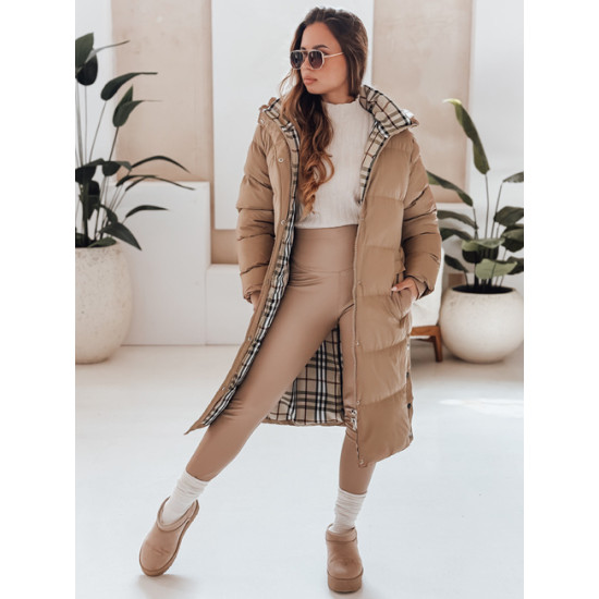 Sieviešu ziemas jaka brūnā krāsā Bren Sieviešu jakas