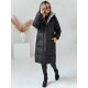 Sieviešu ziemas jaka melnā krāsā Bren Sieviešu jakas