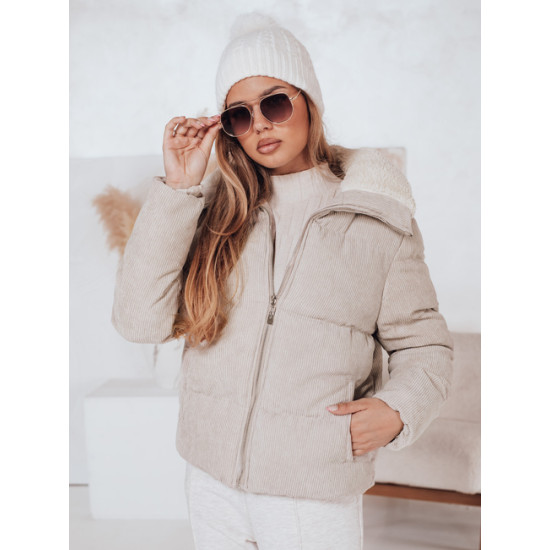 Sieviešu brūna ziemas jaka Trendy Sieviešu jakas