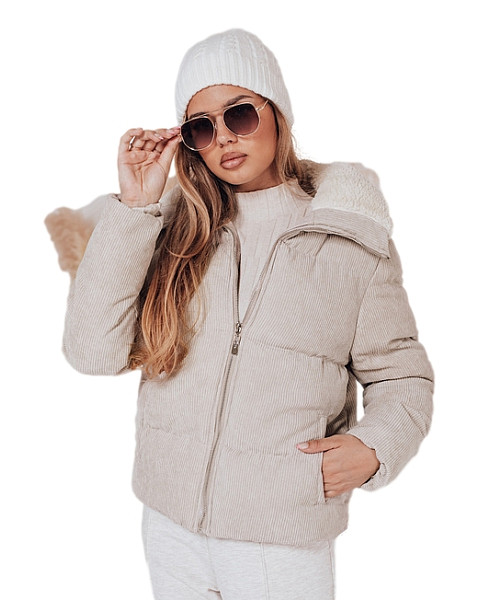 Sieviešu ziemas brūna jaka „Trendy“
