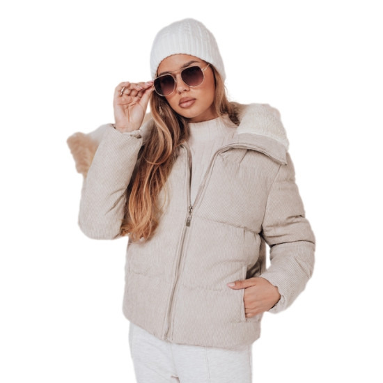 Sieviešu brūna ziemas jaka Trendy Sieviešu jakas