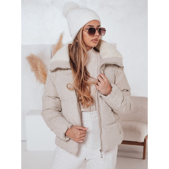 Sieviešu brūna ziemas jaka Trendy Sieviešu jakas