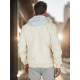 Vīriešu balta bomberjaka Edmin TX5020