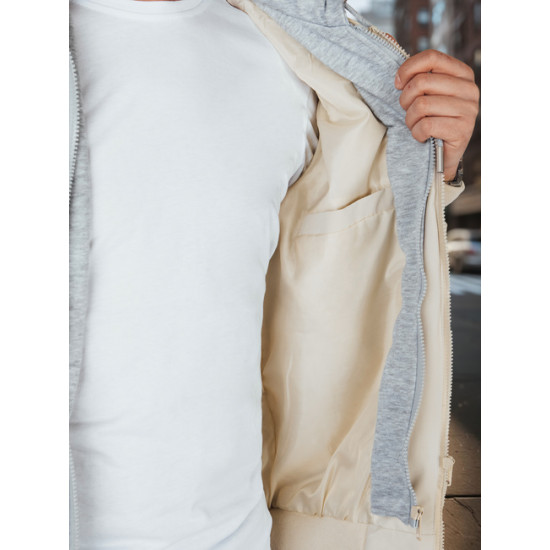 Vīriešu balta bomberjaka Edmin TX5020