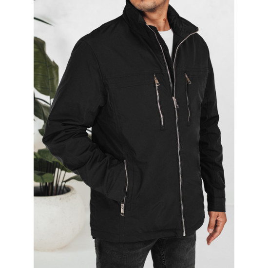 Vīriešu melna jaka Teros Vīriešu jakas un mēteļi