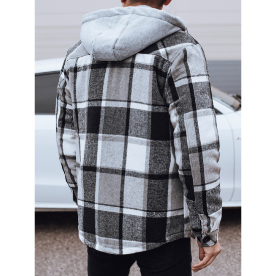 Vīriešu melna jaka ar kapuci Endrik Vīriešu jakas un mēteļi