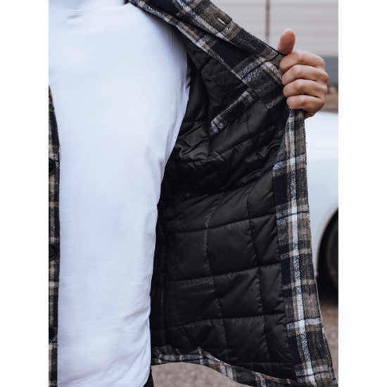 Vīriešu pelēka jaka ar kapuci Endrik Vīriešu jakas un mēteļi