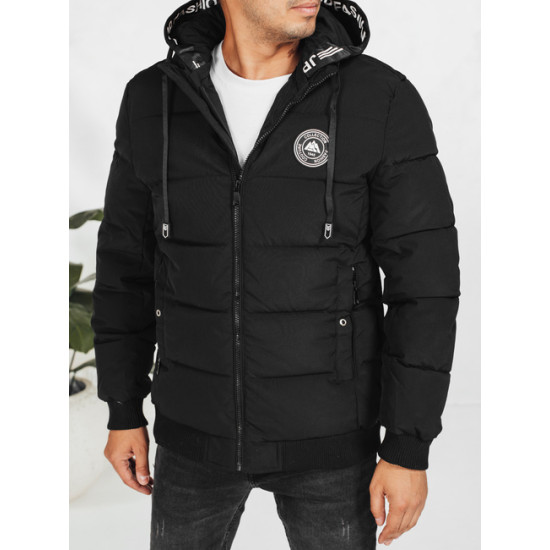 Vīriešu melna ziemas jaka Tamil Ziemas jakas