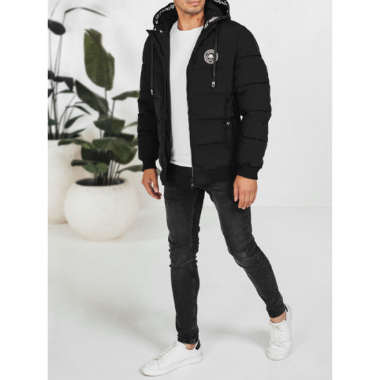 Vīriešu melna ziemas jaka Tamil Ziemas jakas