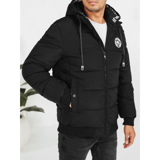 Vīriešu melna ziemas jaka Tamil Ziemas jakas