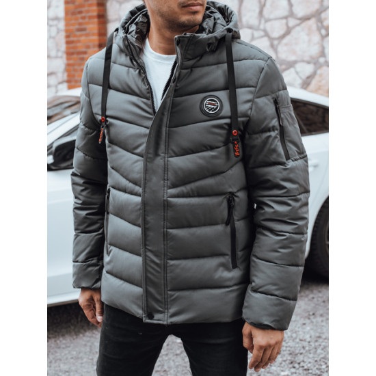 Vīriešu tumši pelēka ziemas jaka Daley Ziemas jakas