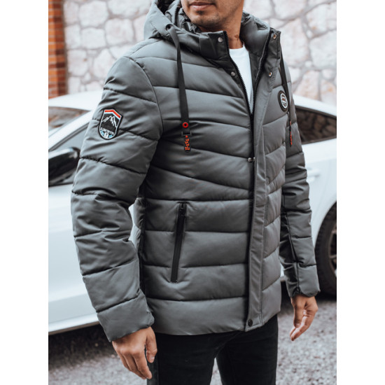 Vīriešu tumši pelēka ziemas jaka Daley Ziemas jakas