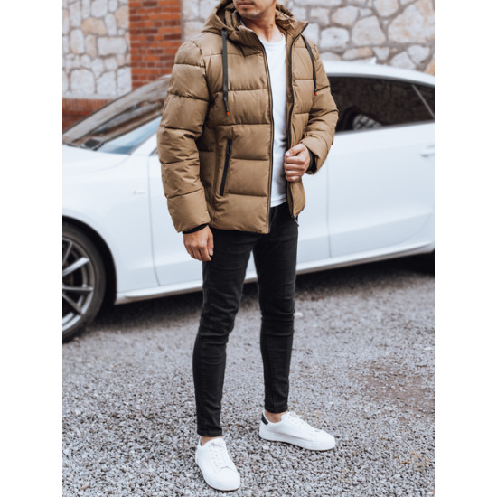 Vīriešu gaiši brūna ziemas jaka Nevex Ziemas jakas