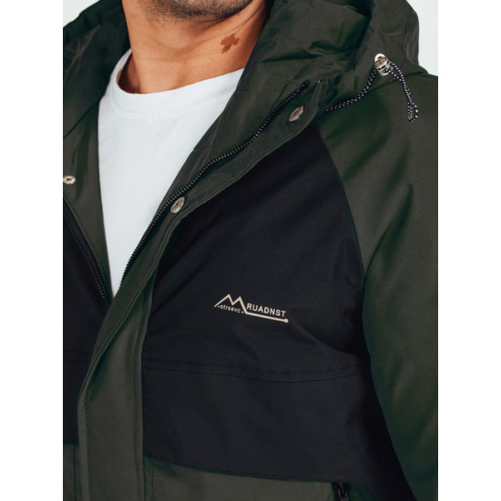 Vīriešu melna ziemas jaka Banket Ziemas jakas