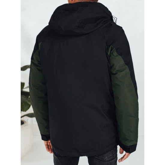 Vīriešu tumši zaļa ziemas jaka Banket Ziemas jakas