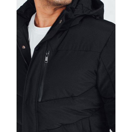 Vīriešu melna ziemas jaka Porter Ziemas jakas
