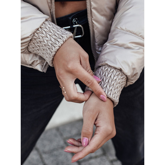 Sieviešu brūna ziemas jaka Warm Sieviešu jakas