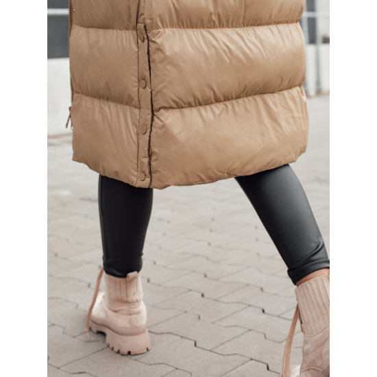 Sieviešu brūna ziemas jaka Bela Sieviešu jakas