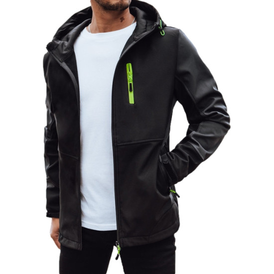 Vīriešu melna jaka Walt Rudens/Pavasaris