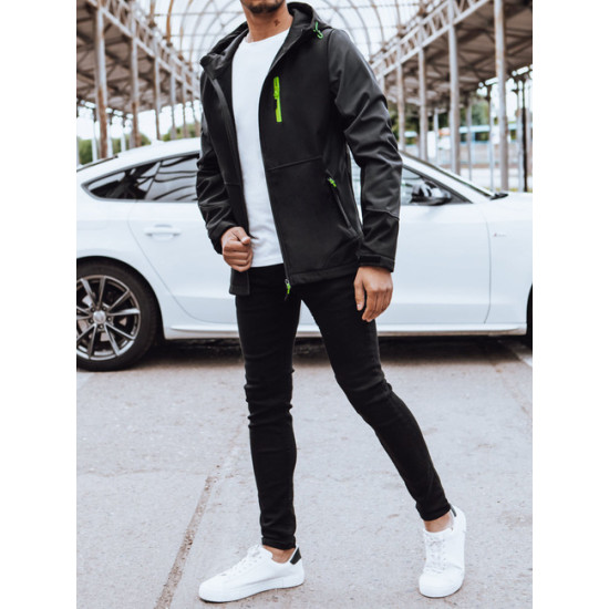 Vīriešu melna jaka Walt Rudens/Pavasaris