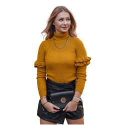 Sieviešu oranžs džemperis Bufal