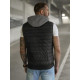 Black hooded vest Naron Vests