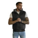 Black hooded vest Naron Vests