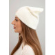 Sieviešu baltās krāsas cepure Ronda Cimdi, šalles, cepures utt.