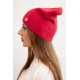 Sieviešu sarkanās krāsas cepure Ronda Cimdi, šalles, cepures utt.