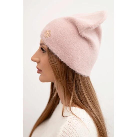 Sieviešu rozā krāsas cepurē Ronda Cimdi, šalles, cepures utt.