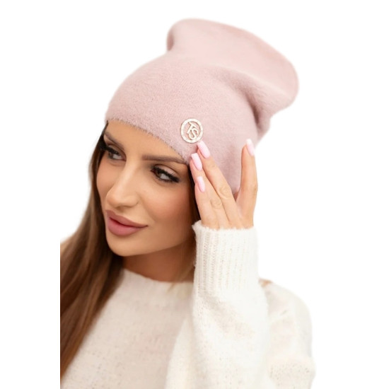 Sieviešu rozā krāsas cepurē Ronda Cimdi, šalles, cepures utt.