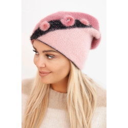 Sieviešu rozā krāsas cepure Rose