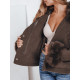 Sieviešu brūna jaka Aiden Jakas