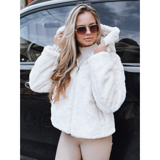 Sieviešu brūna kažokādas jaka ar kapuci Aisti Sieviešu jakas