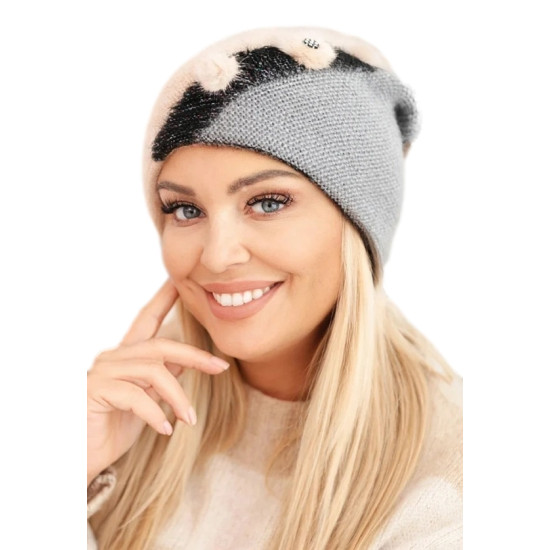 Sieviešu tumši brūna cepure Rose Cimdi, šalles, cepures utt.