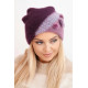 Sieviešu violetā cepure Rose Cimdi, šalles, cepures utt.