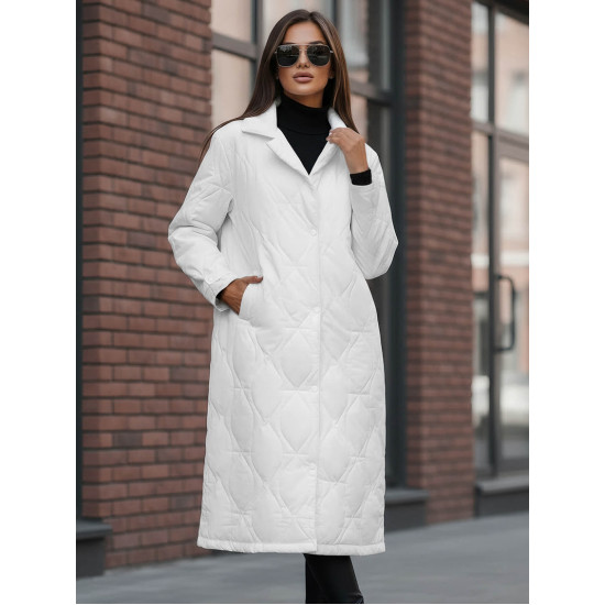 Sieviešu balts ziemas mētelis Fox Sieviešu jakas