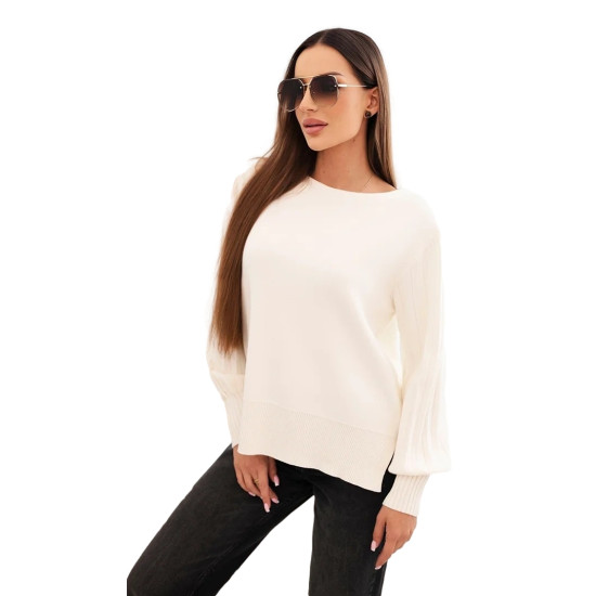 Sieviešu balts džemperis Biank Sieviešu džemperi