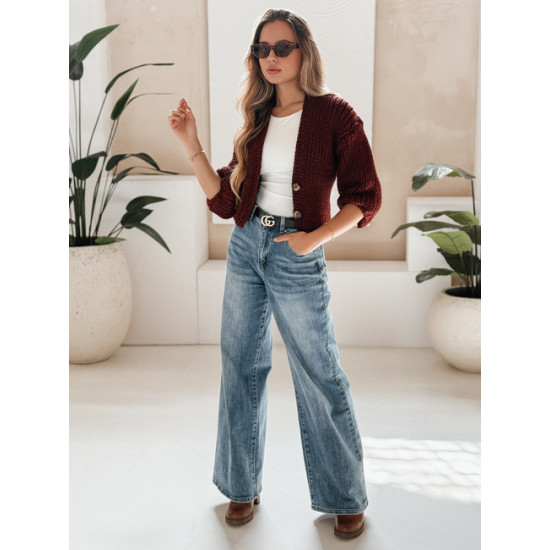 Sieviešu bordo dzemperis Lorel Sieviešu džemperi