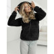Sieviešu melns džemperis ar kapuci Mona Džemperi ar kapuci
