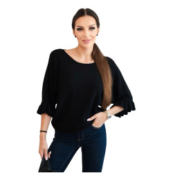 Sieviešu melns džemperis Avril Sieviešu melns džemperis Avril